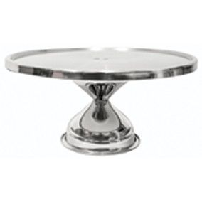 Base p/pastel 13" Acero Inox. Bonne