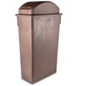 Bote p/basura cafe, azul, gris, verde recatngular 60 Lts Bonne
