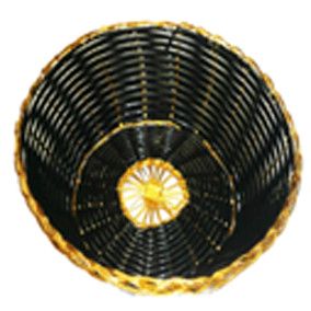 Canasta Redonda c/estructura 8 x 2.5 " Negro Travessa