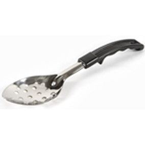 Cuchara p/cocinar Mgo/plastico13" perforada Acero inox. Bonne