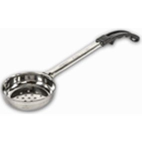 Cuchara de servir 6 oz perforada color negro Acero Inox. Bonne