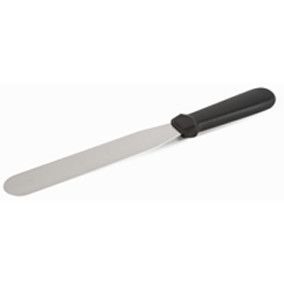 Espátula pastelera 12" Mgo/plastico color negro Bonne