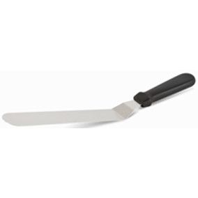 Espátula pastelera 12" escalonada Mgo/plastico color negro Bonne