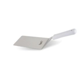 Espátula rectangular p/pizza (6" x 3") Mgo/Nylon color blanco Bonne