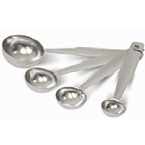 Cucharas medidoras 4 pzas pesadas Acero Inox. Bonne