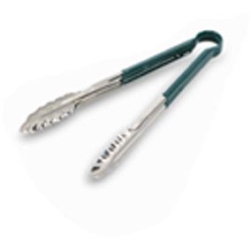 Pinza 12" Acero Inox./plastico color verde Bonne