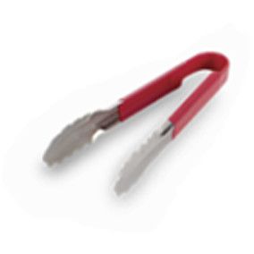 Pinza 9" Acero Inox./plastico color rojo Bonne
