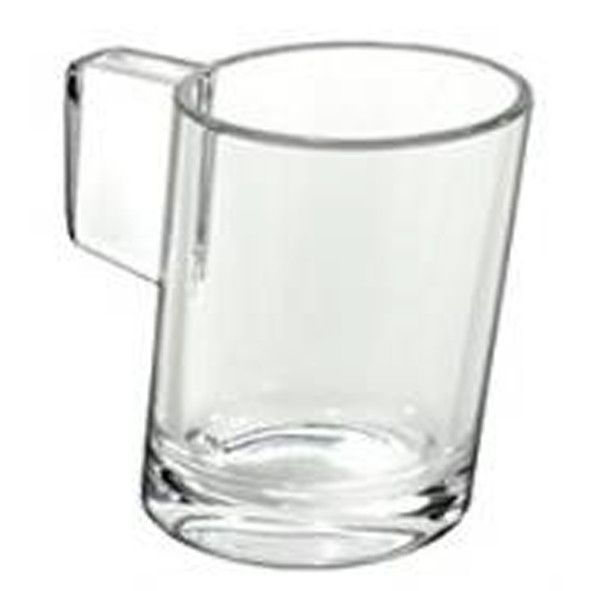 Taza de Vidrio Café Pisa 80 ml Borgonovo