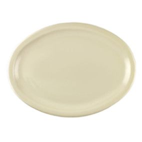 Plato Ovalado 13 " Melamina Beige Travessa