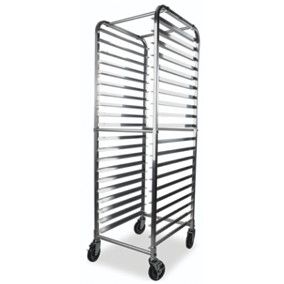 Rack p/charolas panadera 45 x 65 cms (Cap. 20)  Aluminio Bonne
