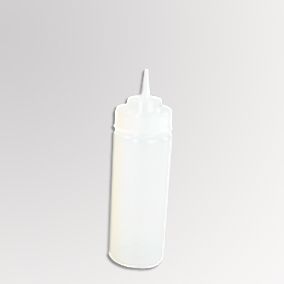 Recipiente p/aderezo 8 oz plastico color transparente Bonne