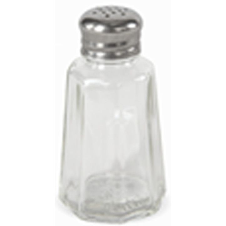 Salero vidrio tapa plana redonda 1 oz Bonne