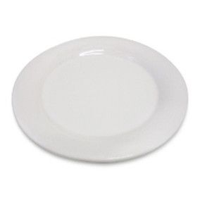 Plato trinche 9 " Melamina Bca Diamante Travessa